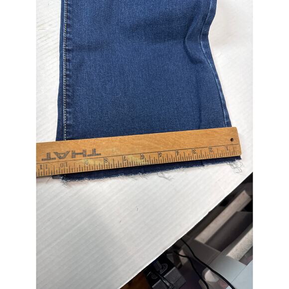 Flamingals Jeans Curvy Fit Wide Leg Mid Rise Medium Wash Womens Size XL NWT - Picture 5 of 6